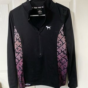PINK Victoria secret quarter zip up ultimate workout jacket. Size M.